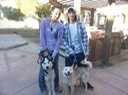 Frost&Lina with newest family members.  adopted 